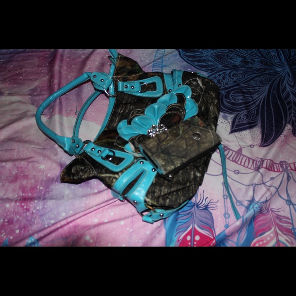 Realtree purse set